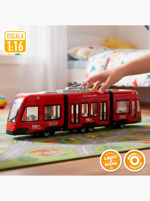 Tram giocattolo con luci e suoni 1:16 speed & go - Kiabi Tram giocattolo con luci e suoni 1:16 speed & go - Kiabi