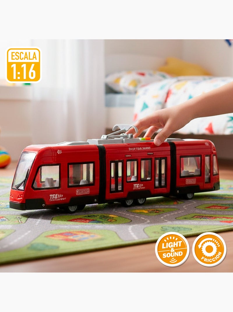 Tram giocattolo con luci e suoni 1:16 speed & go N/D - Kiabi