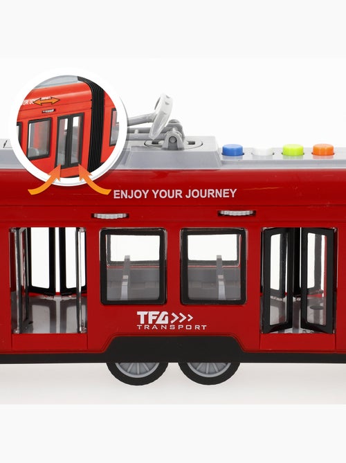 Tram giocattolo con luci e suoni 1:16 speed & go - Kiabi Tram giocattolo con luci e suoni 1:16 speed & go - Kiabi