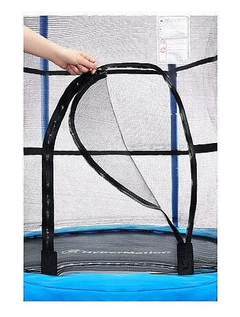 Trampolino da interno 140 cm con rete di sicurezza per bambini 3-6 anni HyperMotion