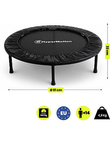 Trampolino fitness da casa HyperMotion 91 cm