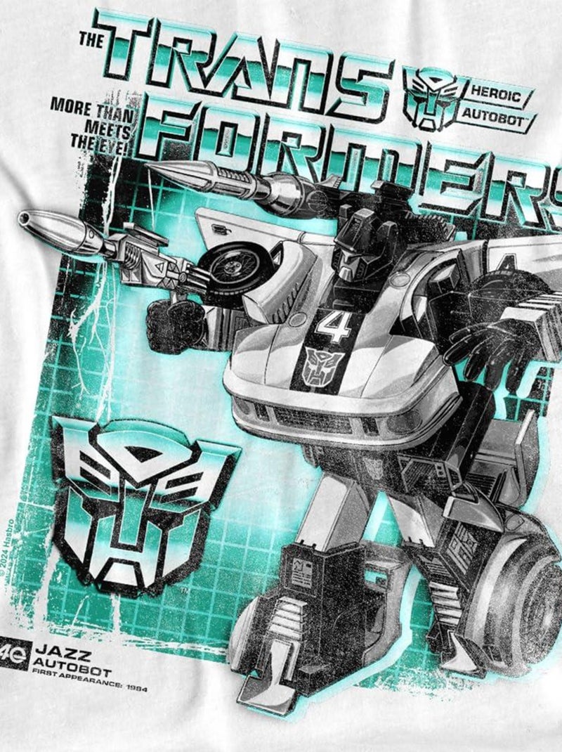 Transformers Maglietta 40° Jazz Scatola Uomo Bianco - Kiabi