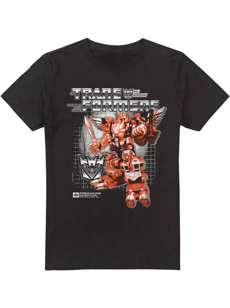 Transformers Maglietta 40° Predaking Scatola Uomo Nero - Kiabi