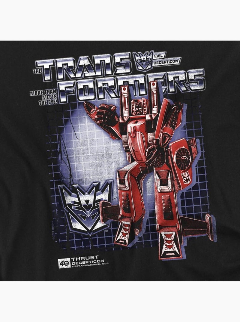 Transformers Maglietta 40° Thrust Scatola Uomo Nero - Kiabi