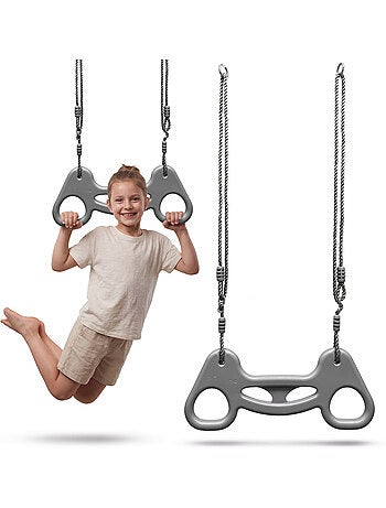 Trapezio ginnico HyperMotion con corde regolabili per bambini