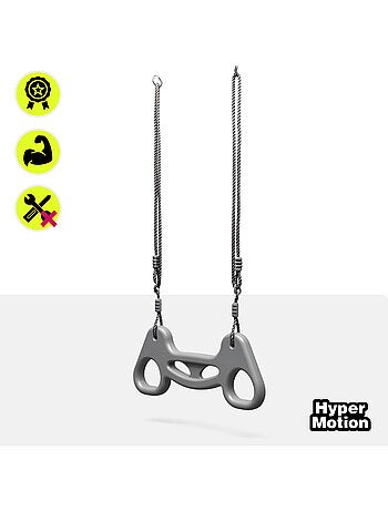 Trapezio ginnico HyperMotion con corde regolabili per bambini