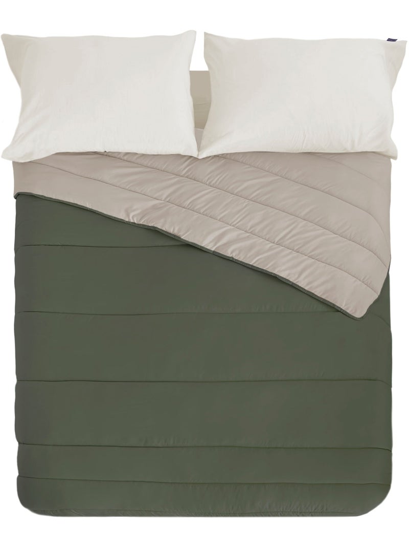 Trapunta Basic "Happyfriday" Verde oliva - Kiabi