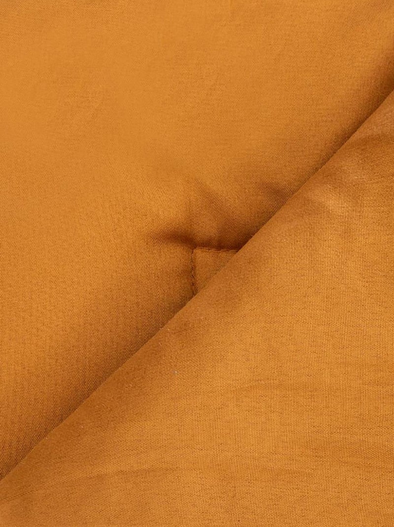 Trapunta in velluto con nappe Giallo - Kiabi