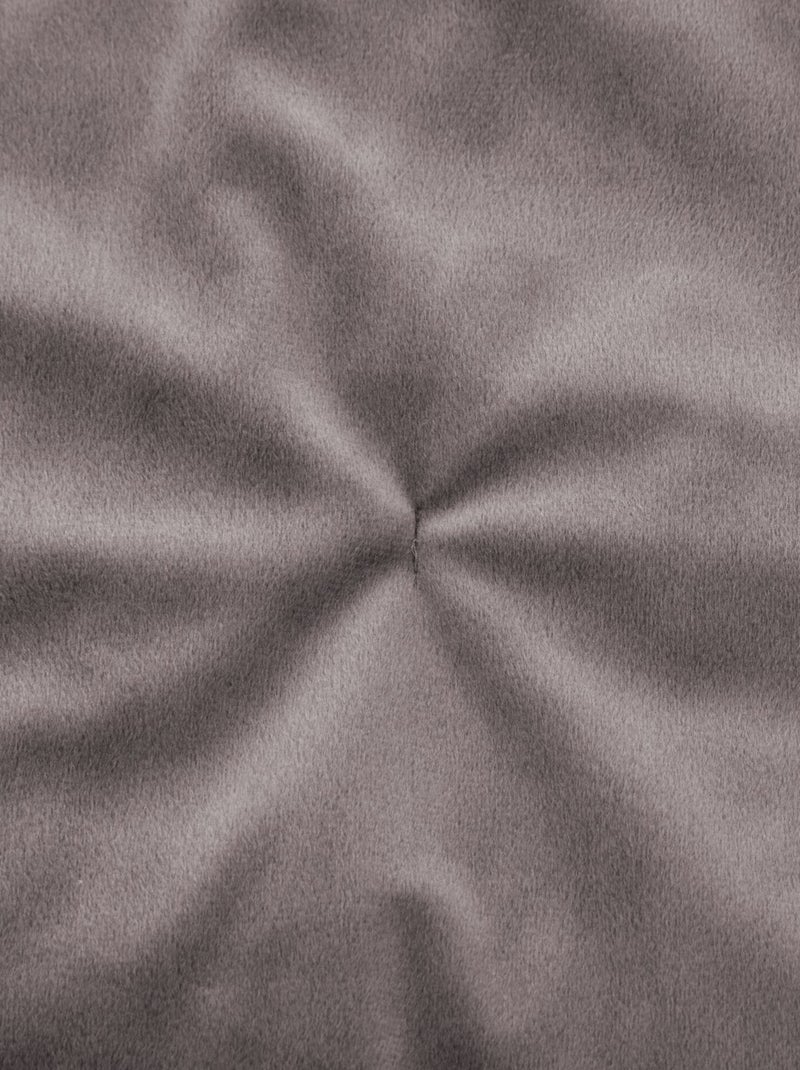 Trapunta in velluto con nappe Grigio chiaro - Kiabi