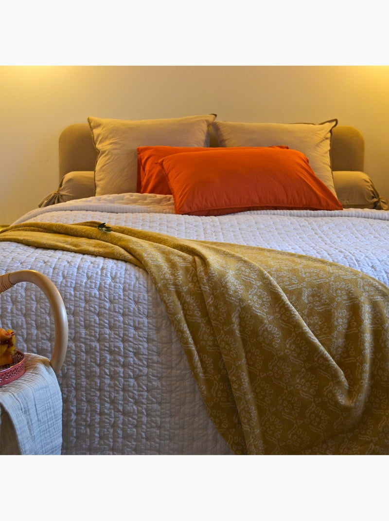 Trapunta o copriletto in microfibra Beige grigio - Kiabi