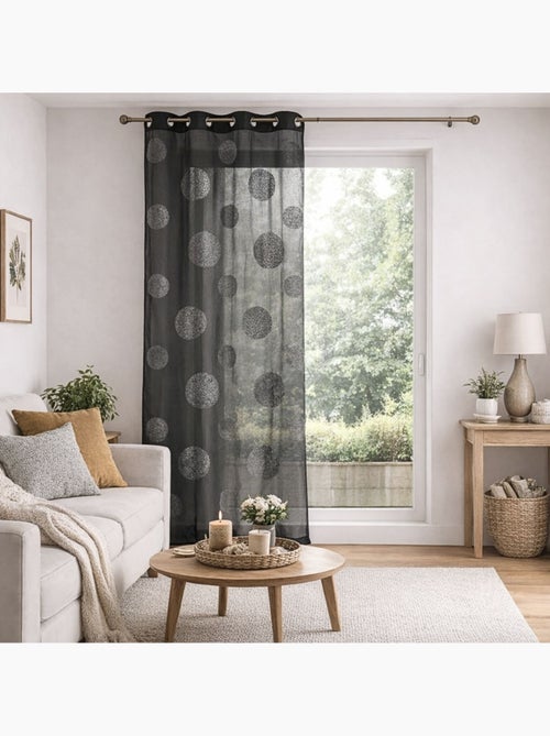 Trasparente con cerchi ricamati tono su tono - Kiabi