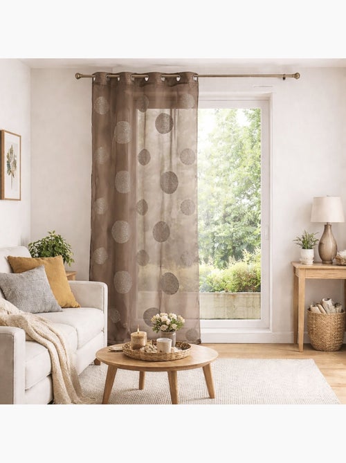 Trasparente con cerchi ricamati tono su tono - Kiabi