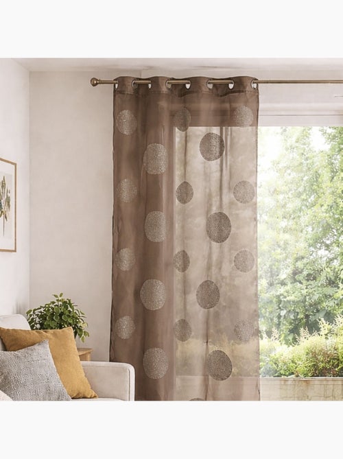 Trasparente con cerchi ricamati tono su tono - Kiabi