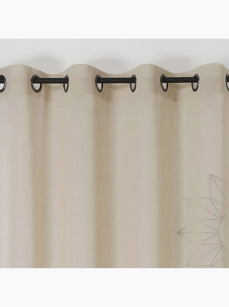 Trasparente con effetto a righe Beige - Kiabi