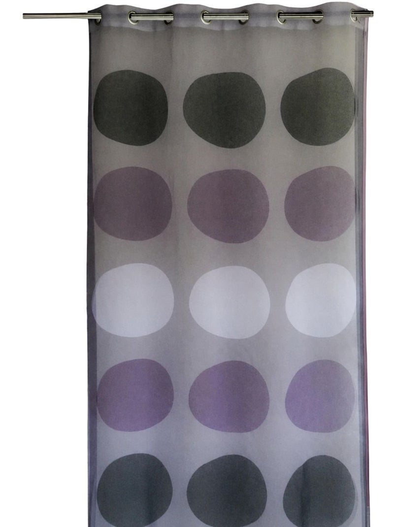 Trasparente con motivo a grandi pois Grigio antracite - Kiabi