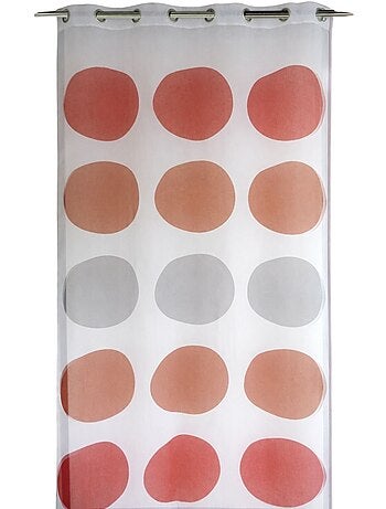 Trasparente con motivo a grandi pois