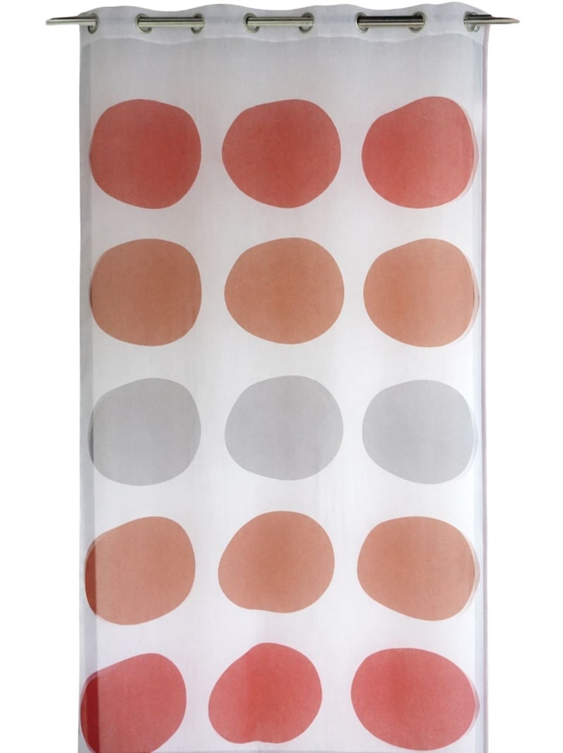 Trasparente con motivo a grandi pois Rosso mattone - Kiabi