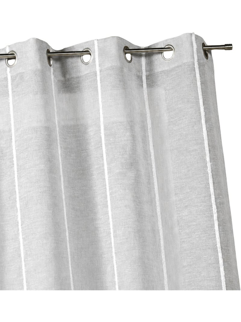 Trasparente con sottili strisce verticali Grigio chiaro - Kiabi