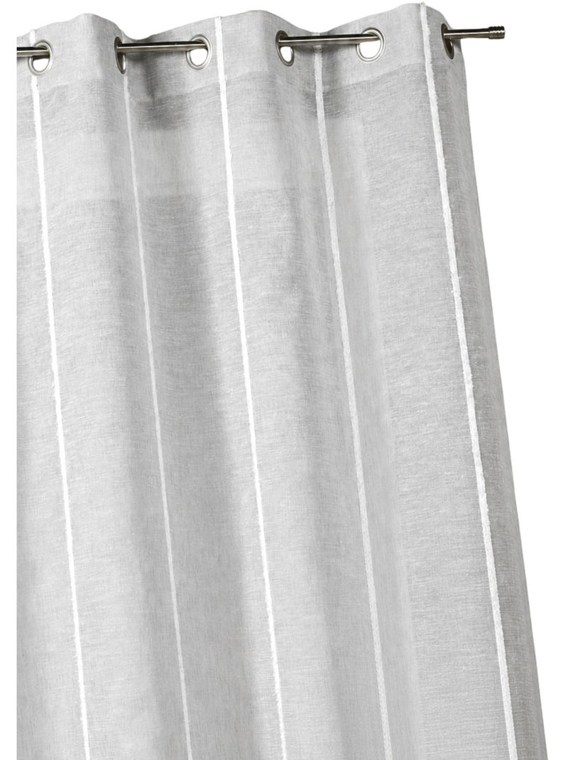 Trasparente con sottili strisce verticali Grigio chiaro - Kiabi