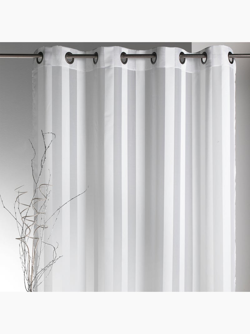 Trasparente con strisce intrecciate Bianco - Kiabi