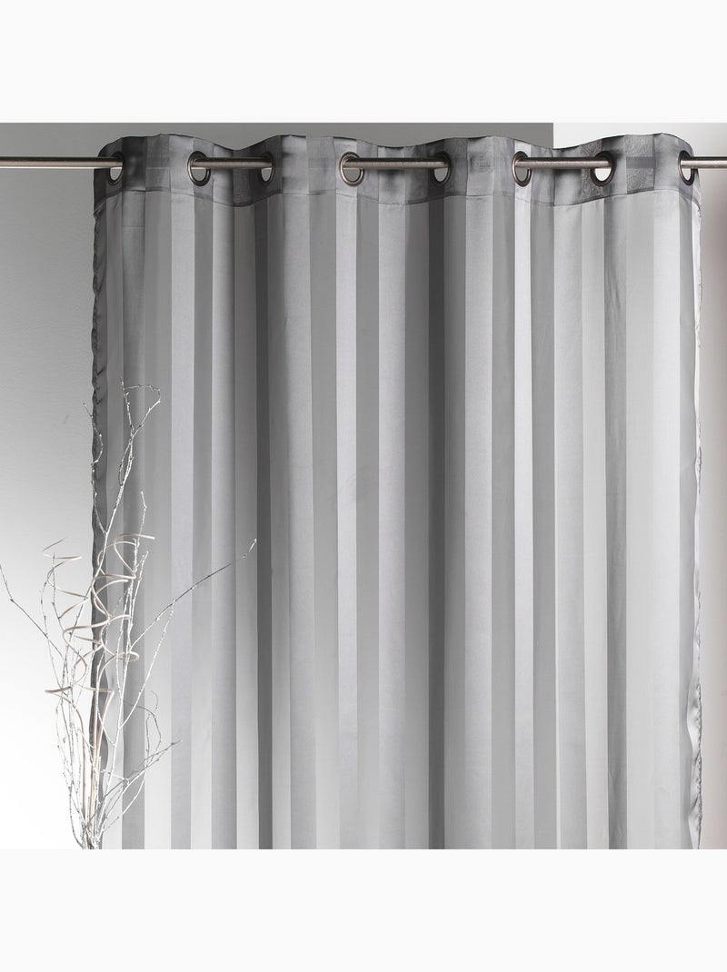 Trasparente con strisce intrecciate Grigio chiaro - Kiabi
