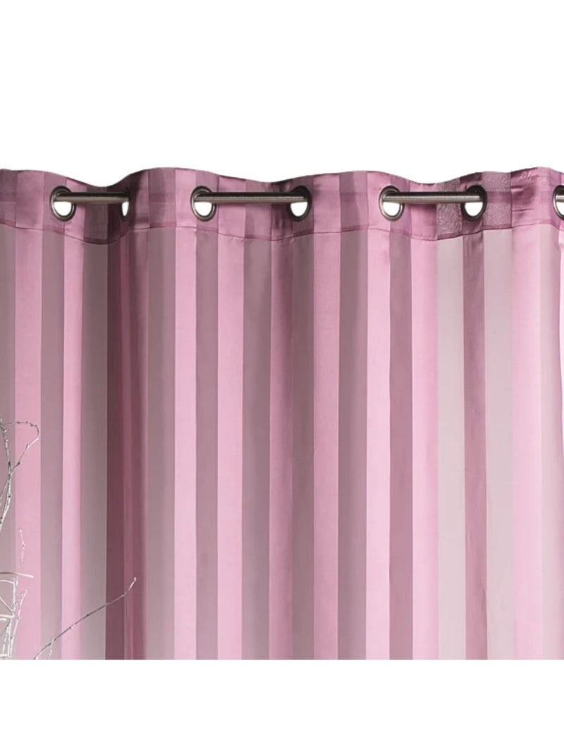 Trasparente con strisce intrecciate Rosa antico - Kiabi