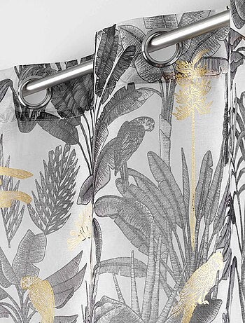 Trasparenze esotiche con stampe metalliche