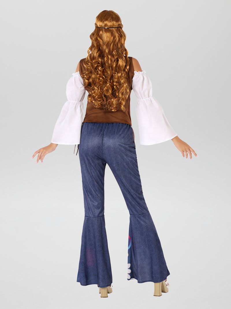Travestimento da hippie - 3 pezzi BIANCO - Kiabi