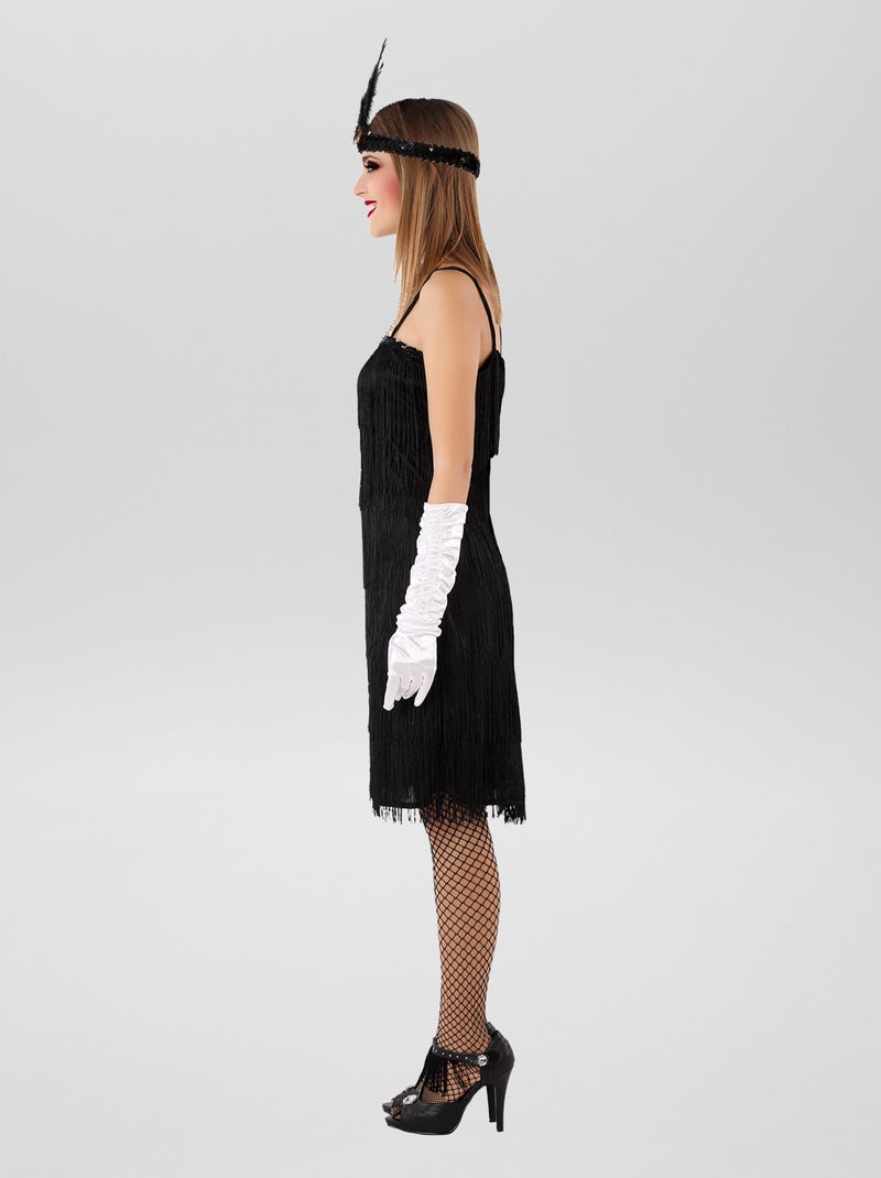 Travestimento vestito charleston nero - Kiabi