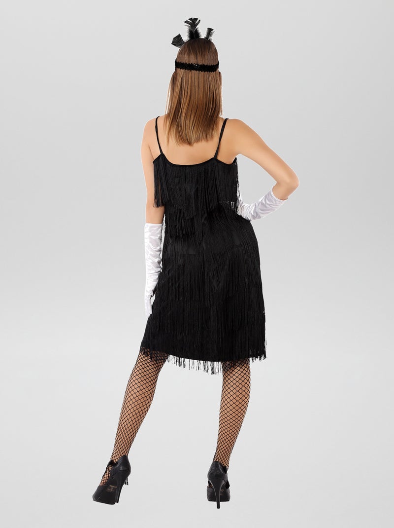 Travestimento vestito charleston nero - Kiabi