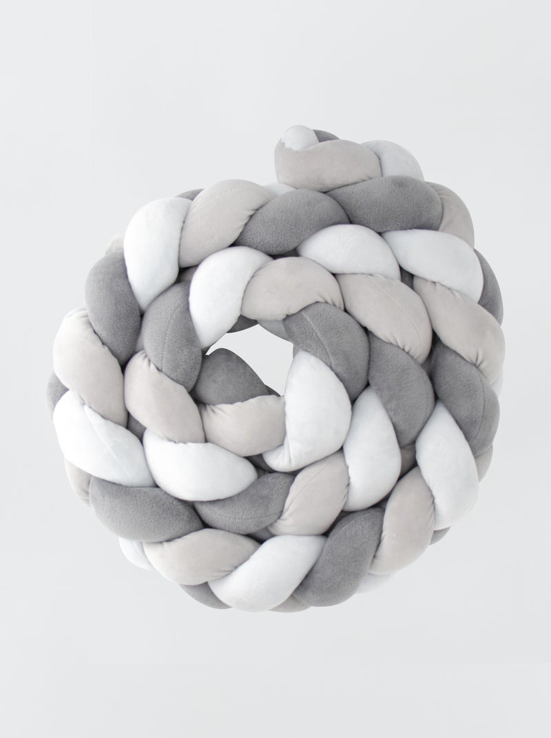 Treccia decorativa in velluto GRIGIO - Kiabi