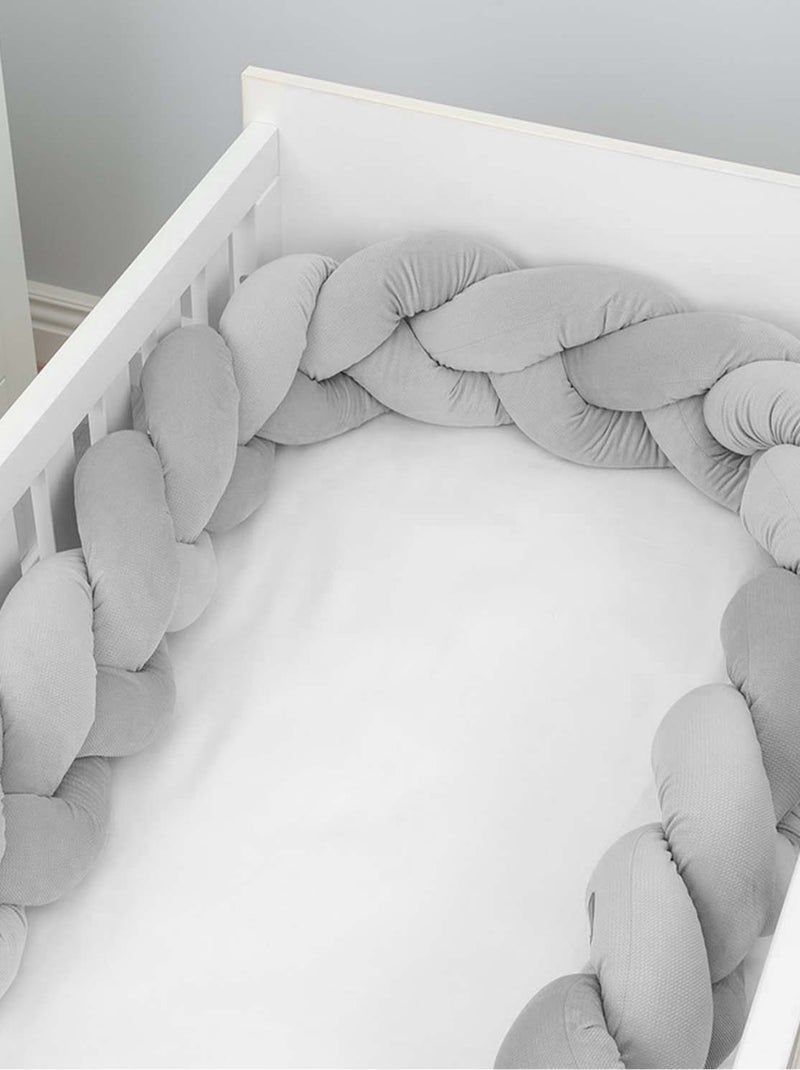 Treccia letto bebè universale velluto | SEVIRA KIDS Grigio - Kiabi