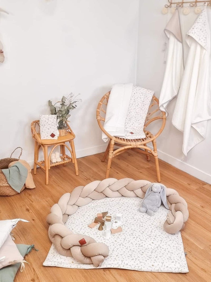 Treccia letto bebè universale velluto | SEVIRA KIDS Marrone cappuccino - Kiabi