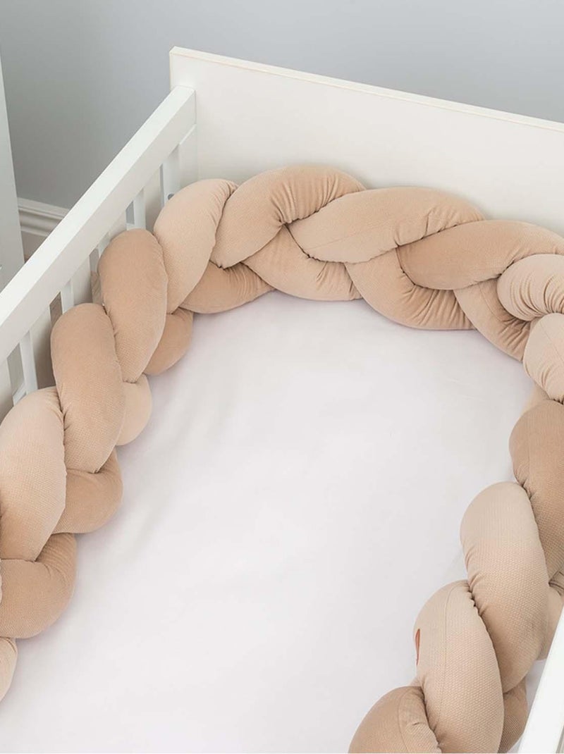 Treccia letto bebè universale velluto | SEVIRA KIDS Marrone cappuccino - Kiabi