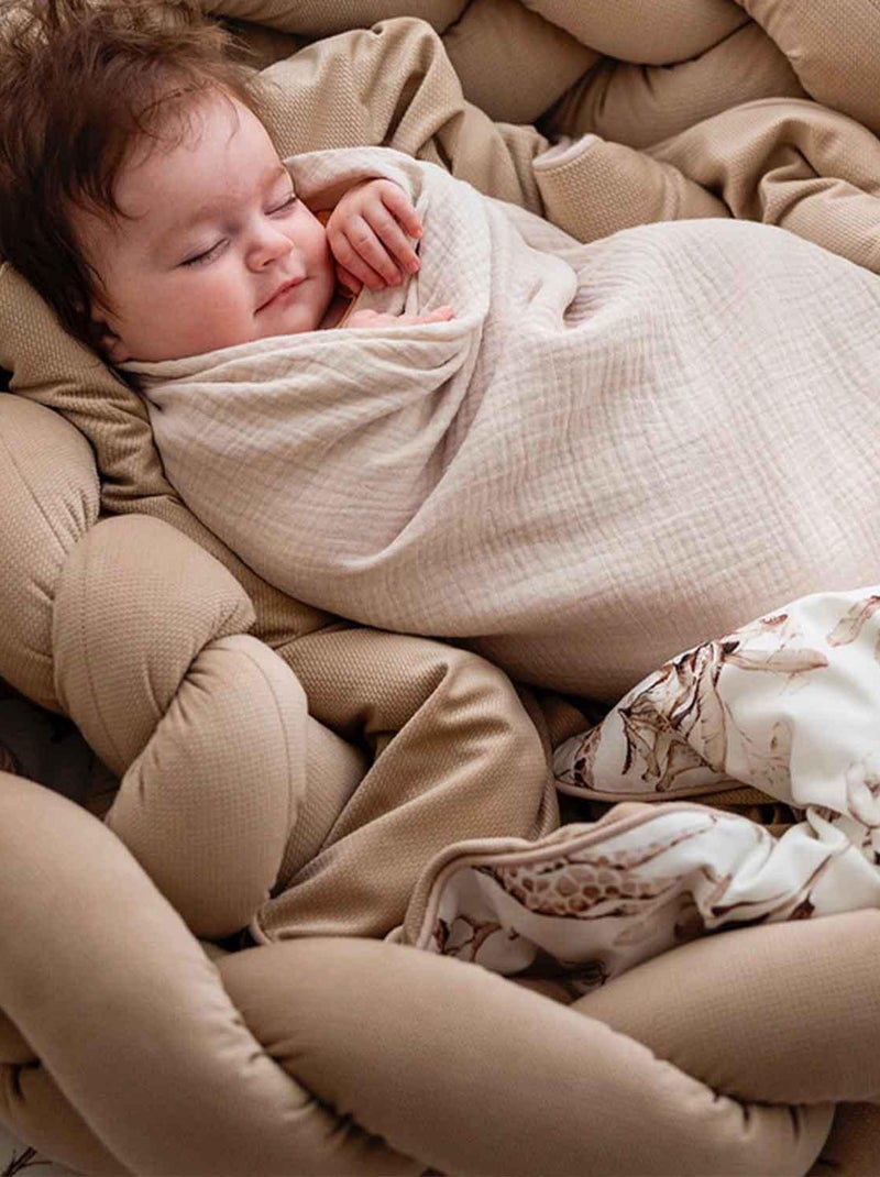 Treccia letto bebè universale velluto | SEVIRA KIDS Marrone cappuccino - Kiabi