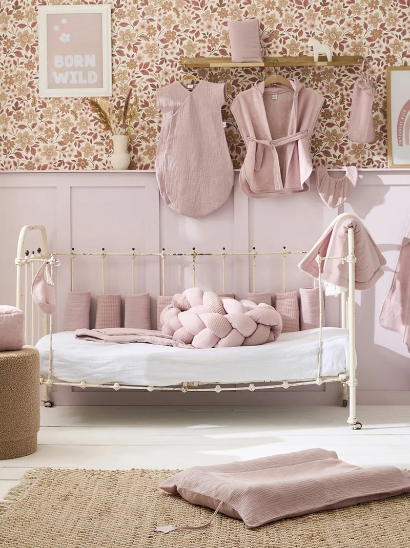Treccia paracolpi universale per lettino nido d'ape | SEVIRA KIDS Rosa - Kiabi