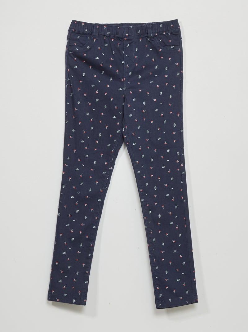 Treggings con stampa fantasia BLU - Kiabi