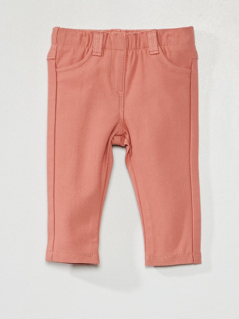 Treggings tinta unita ROSA - Kiabi