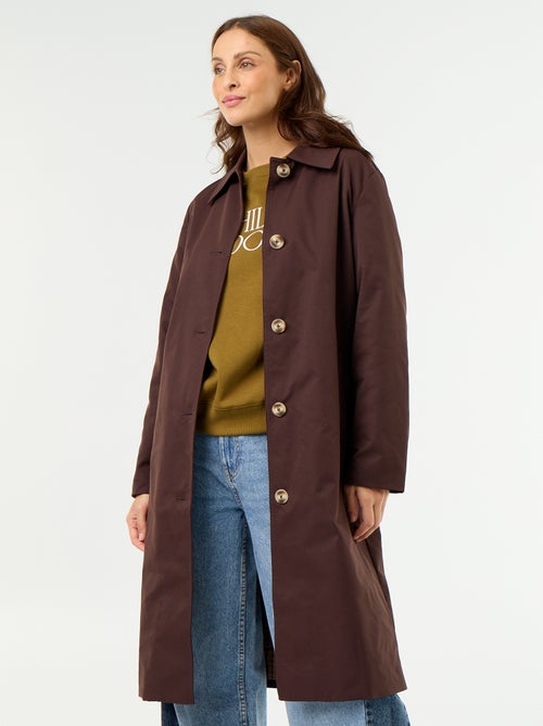 Trench a mezza lunghezza con fodera interna - Kiabi Trench a mezza lunghezza con fodera interna - Kiabi