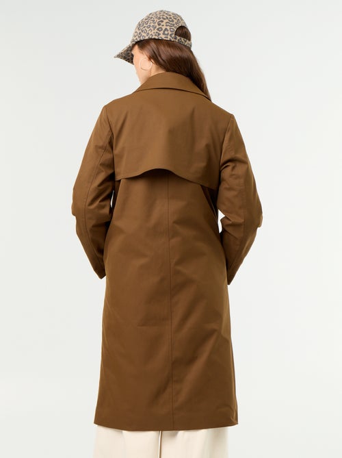 Trench a mezza lunghezza con fodera interna - Kiabi