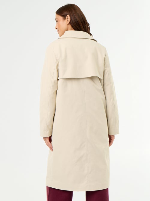 Trench a mezza lunghezza con fodera interna - Kiabi Trench a mezza lunghezza con fodera interna - Kiabi