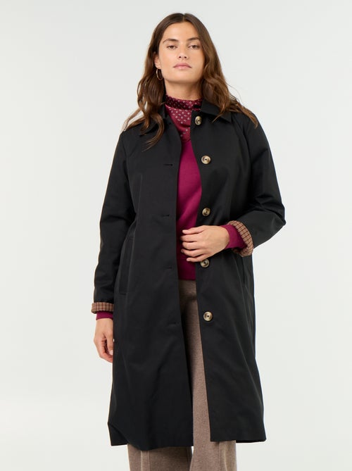 Trench a mezza lunghezza con fodera interna - Kiabi