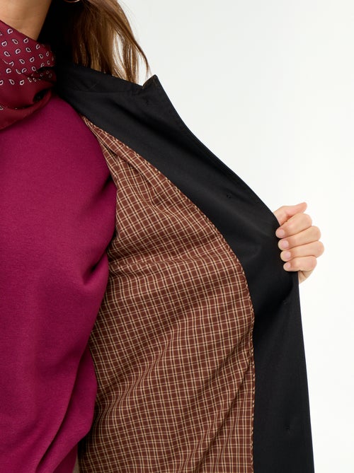 Trench a mezza lunghezza con fodera interna - Kiabi