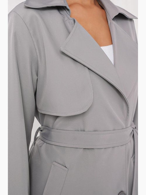 Trench coat lungo con cintura e maniche lunghe bdart - Kiabi Trench coat lungo con cintura e maniche lunghe bdart - Kiabi