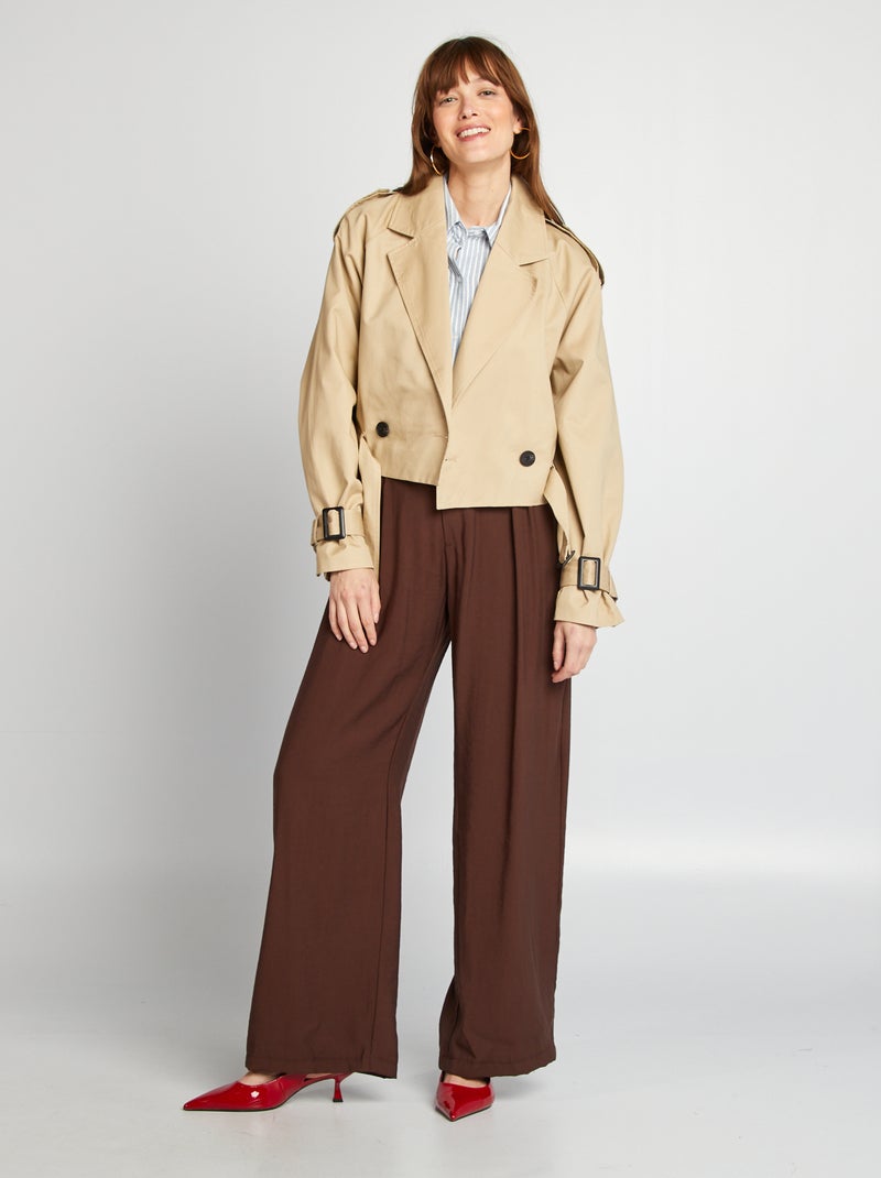 Trench corto BEIGE - Kiabi