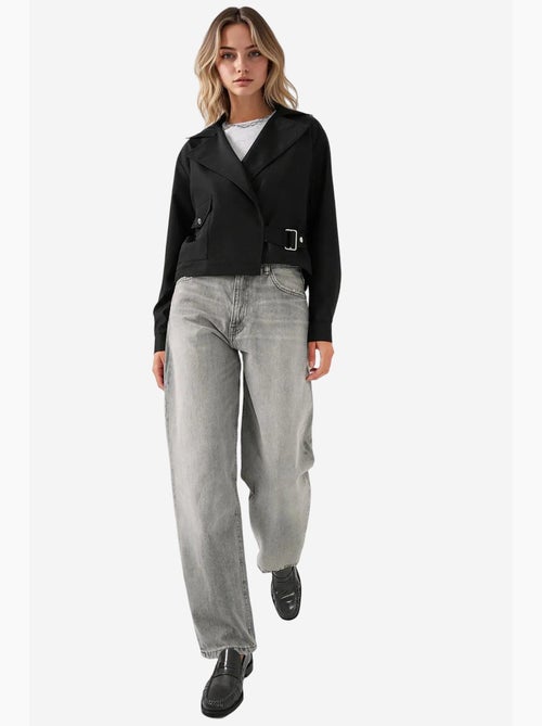 Trench corto con collo avvolgente bdart - Kiabi Trench corto con collo avvolgente bdart - Kiabi