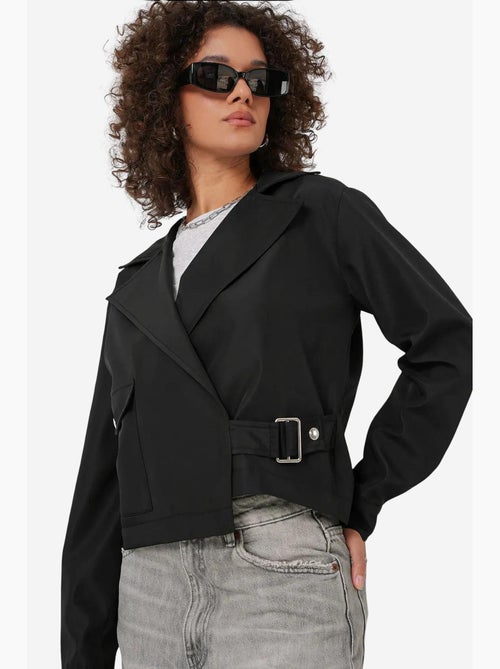 Trench corto con collo avvolgente bdart - Kiabi Trench corto con collo avvolgente bdart - Kiabi