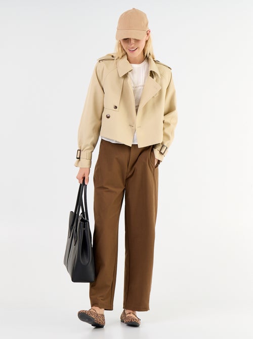 Trench corto in cotone - Kiabi Trench corto in cotone - Kiabi