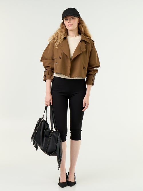 Trench corto in cotone - Kiabi