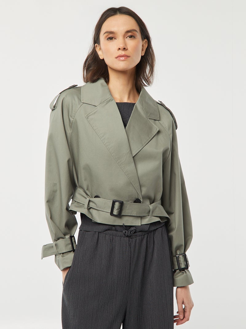 Trench corto VERDE - Kiabi